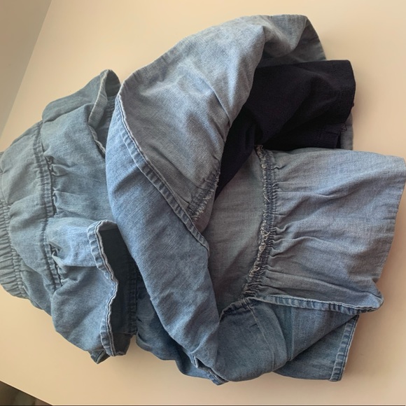 Hanna Andersson chambray skort - Picture 3 of 3